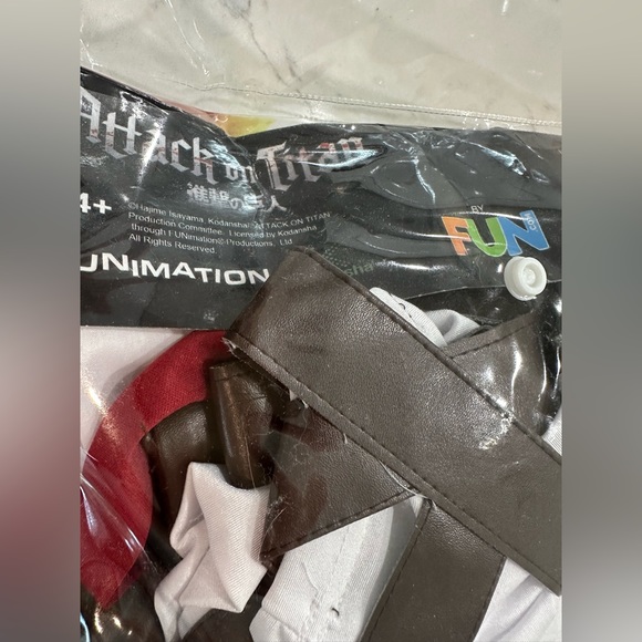 Attack On Titan Costume Halloween Cosplay Mikasa Ackerman NEW Orig Packaging - Picture 6 of 6